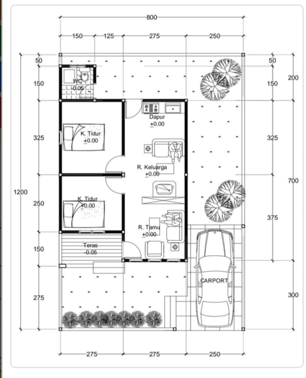 foto denah rumah tipe 36 Subsidi Baru perumahan RAFEILLA HILLS RESIDENCE