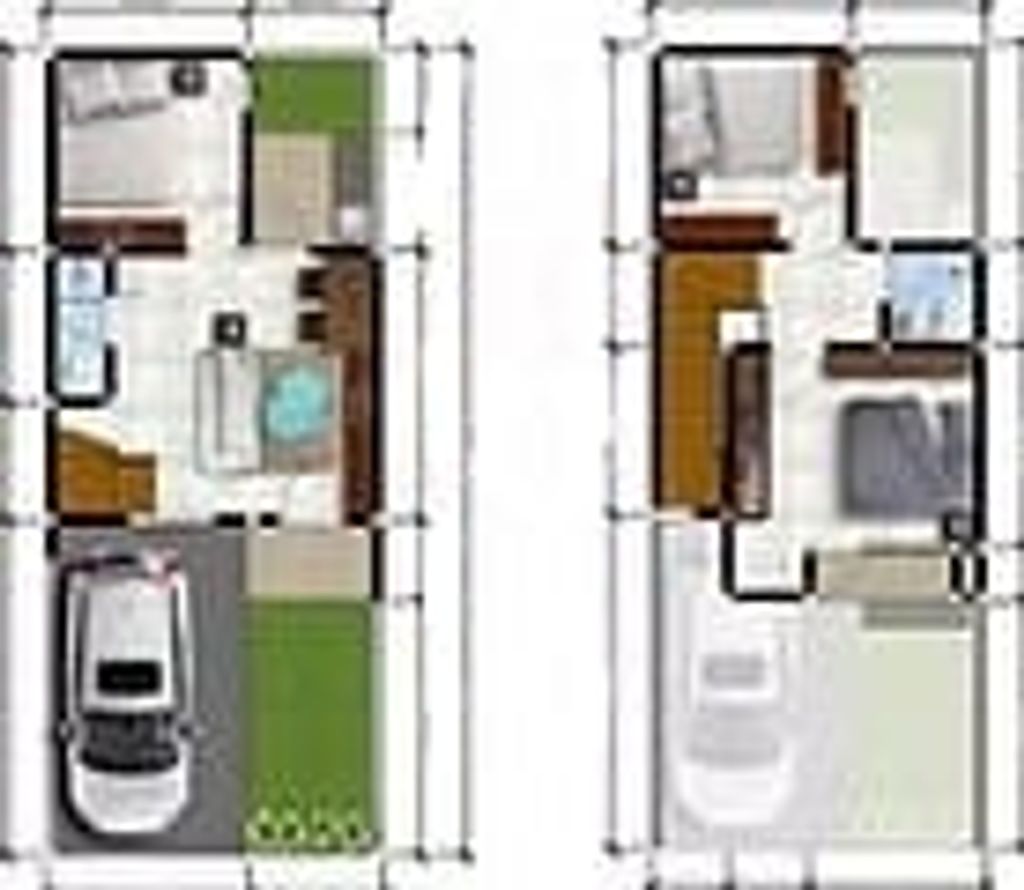 foto denah rumah tipe 66/72 perumahan ALANA REGENCY WONOREJO