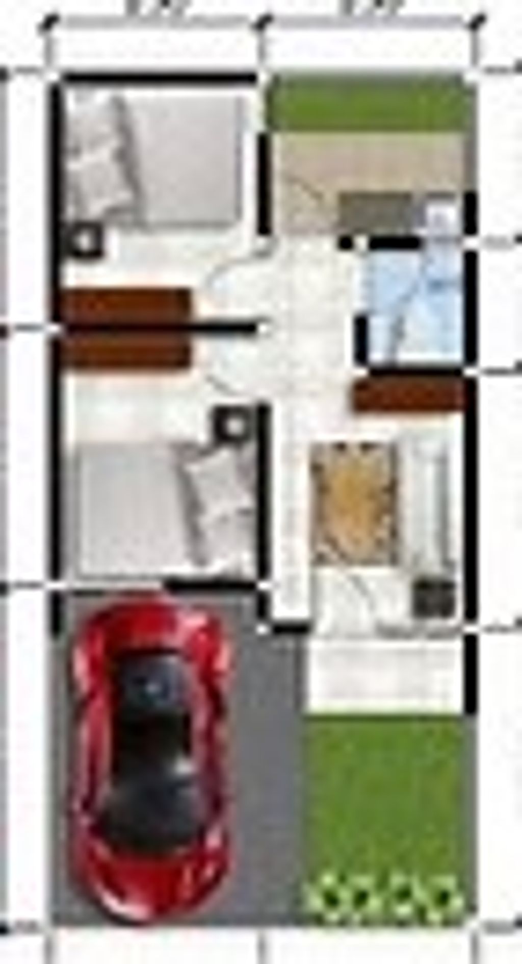 foto denah rumah tipe 30/78 perumahan ALANA REGENCY WONOREJO