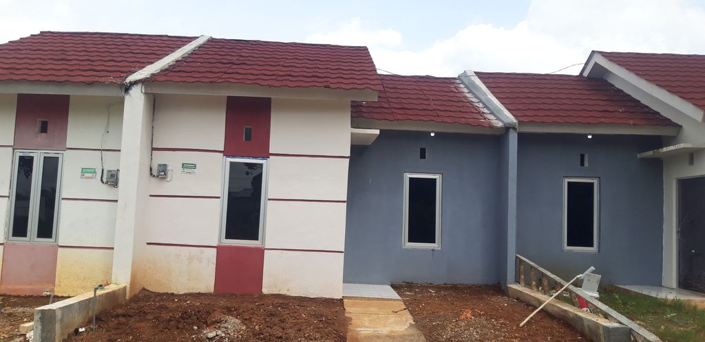 foto tampak rumah tipe 30/60 perumahan PERUM PERMATA MULIA REGENCY