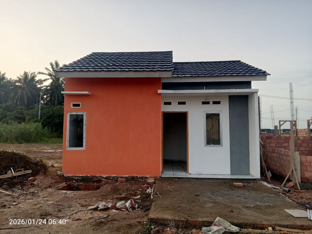 foto contoh rumah perumahan Mutiara talang kelapa