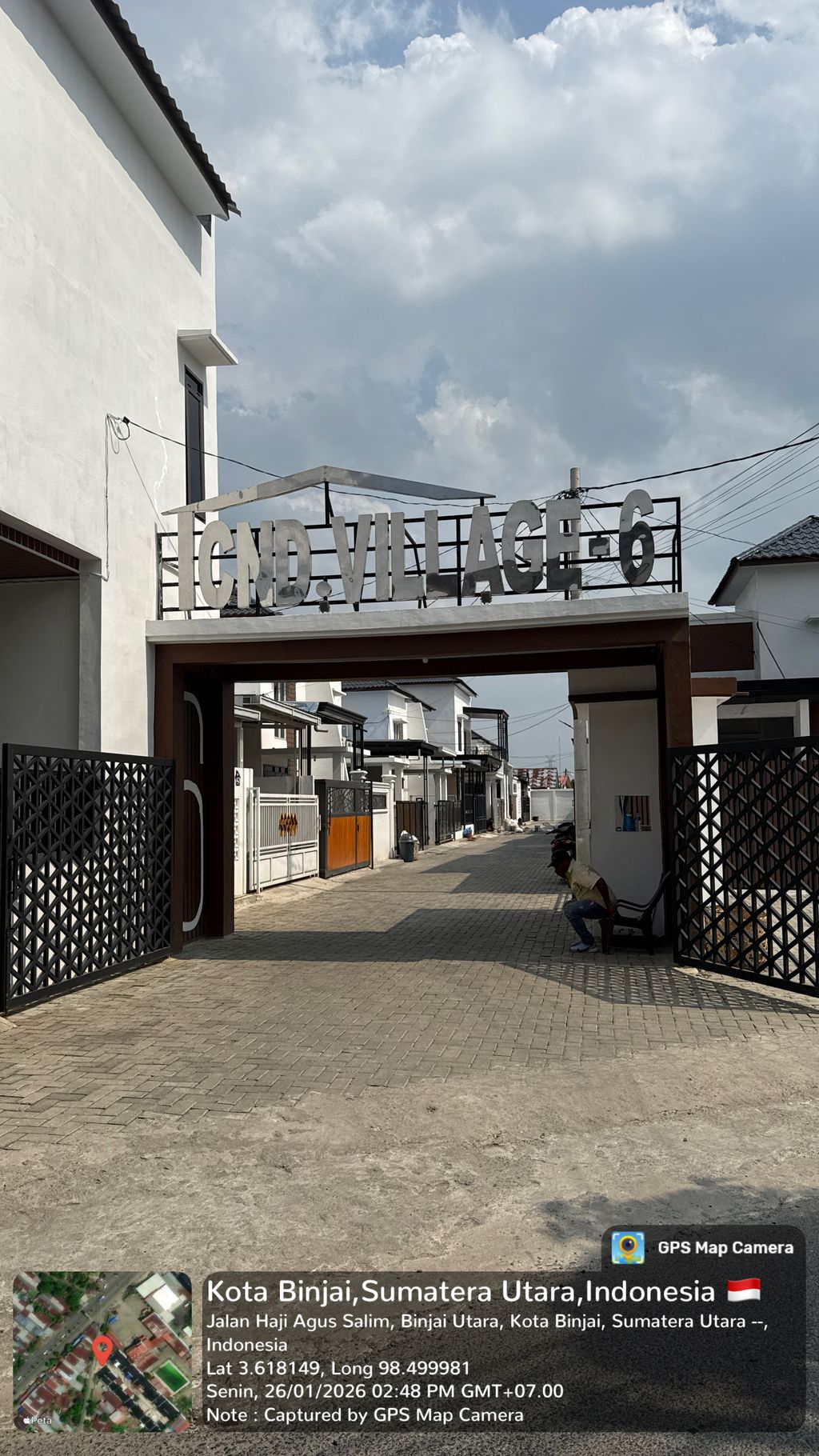 foto gerbang perumahan CND VILLAGE 6