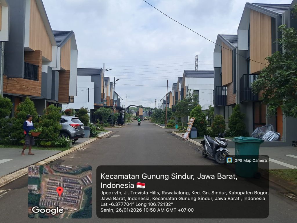 foto posisi tengah perumahan Trevista Hills - Cluster Kebayoran