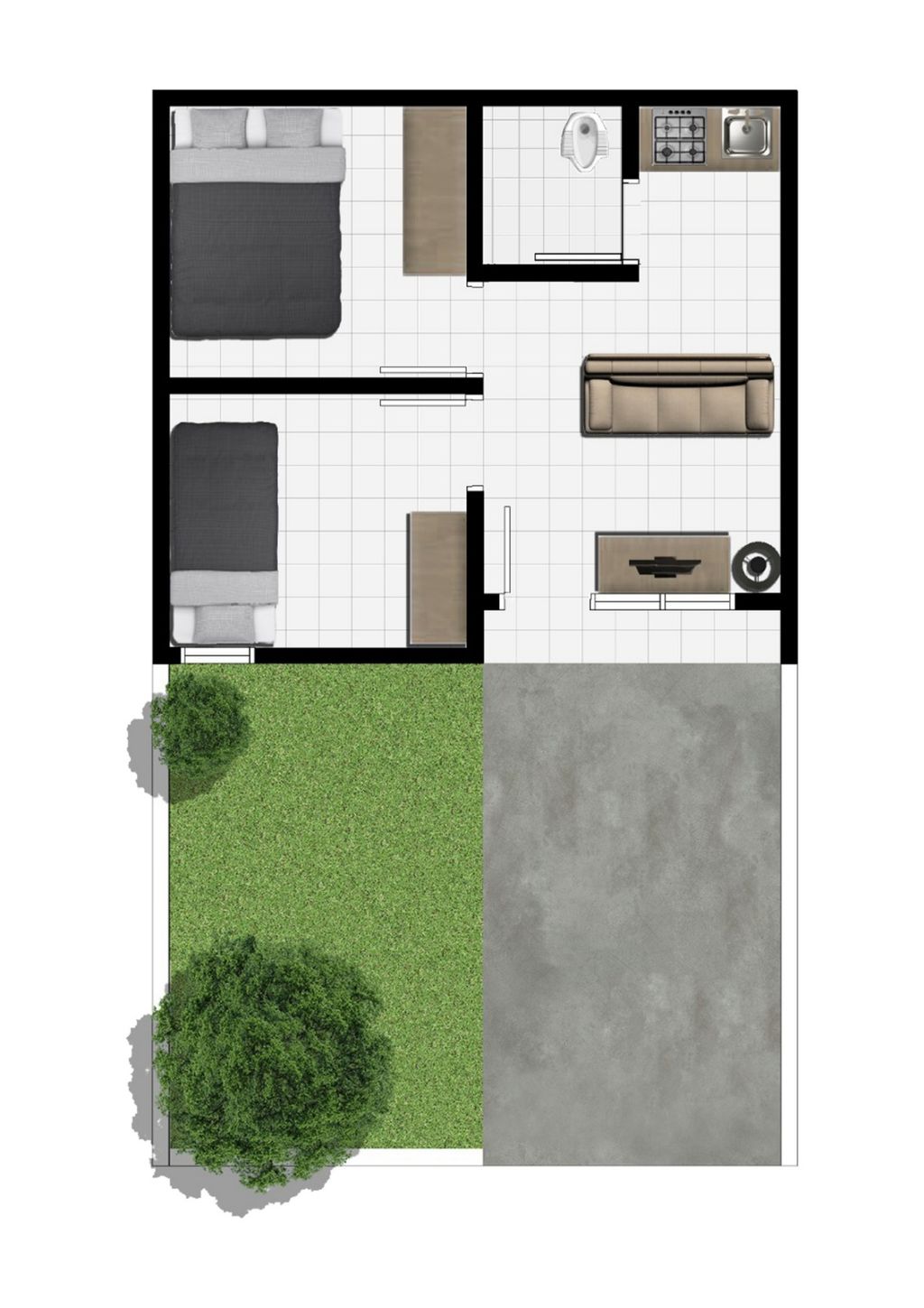 foto denah rumah tipe ELHAGO TAHAP 1 (166JT) perumahan El Hago Residence