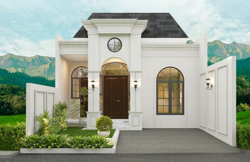 foto tampak rumah tipe 36/91 (Komersil) perumahan PONDOK BANTEN INDAH