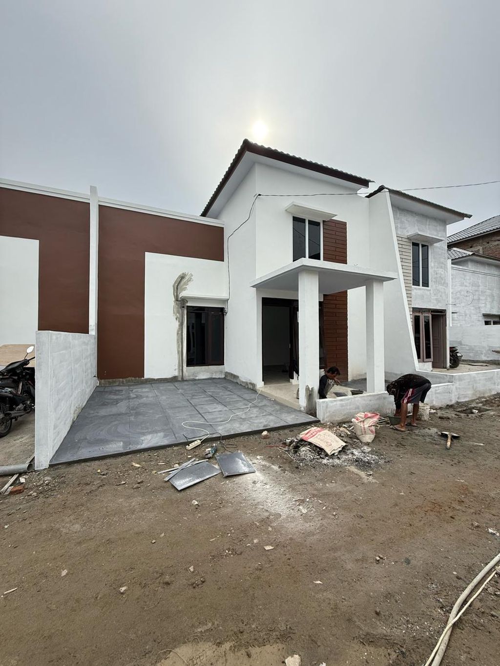 foto tampak rumah tipe 60 perumahan CND VILLAGE 6