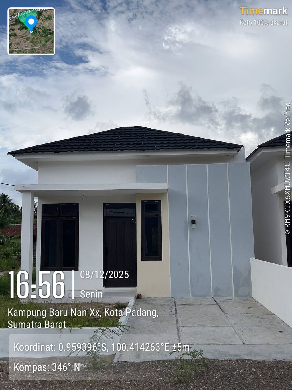 foto tampak rumah tipe 36/91 perumahan Perumahan Green Baverly