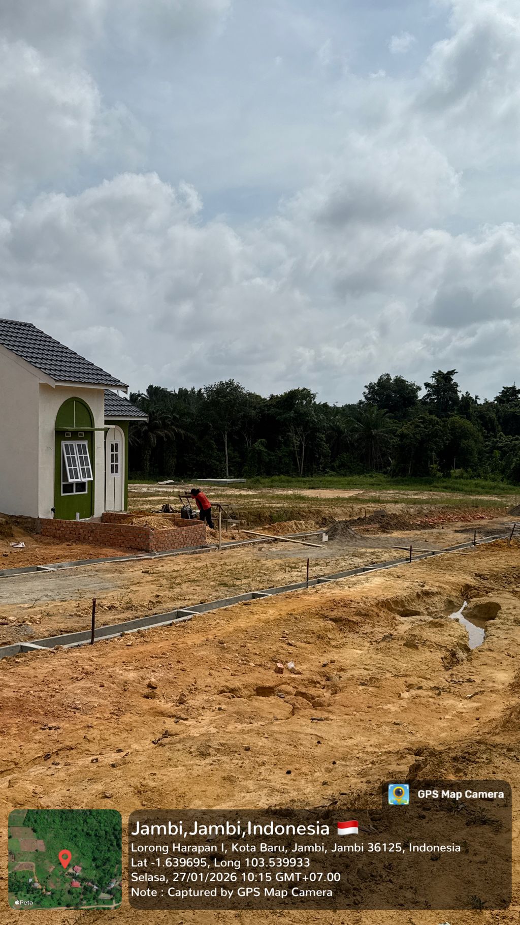 foto posisi tengah perumahan CENDANA VILLAGE