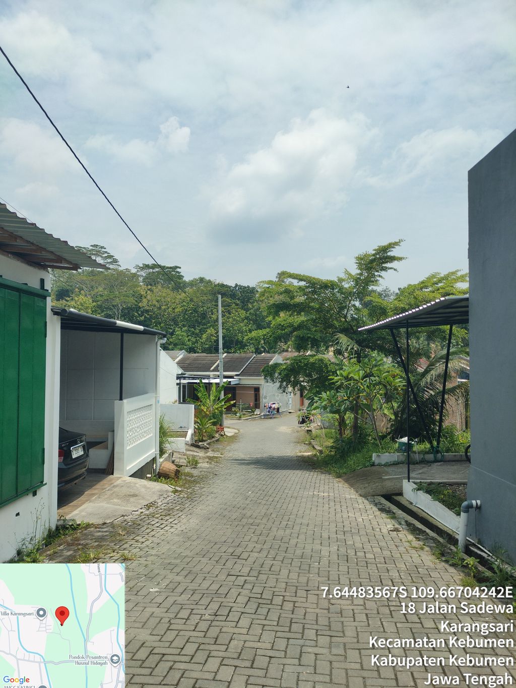 foto gerbang perumahan Cluster Natura
