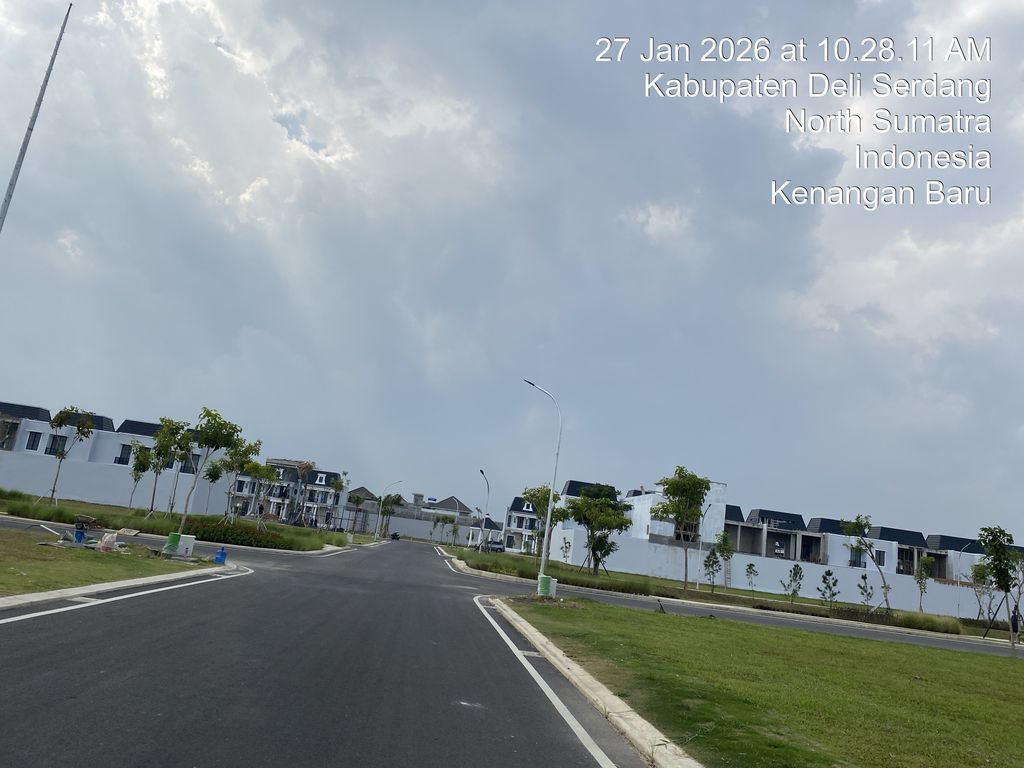 foto posisi tengah perumahan Citraland City Sampali.
