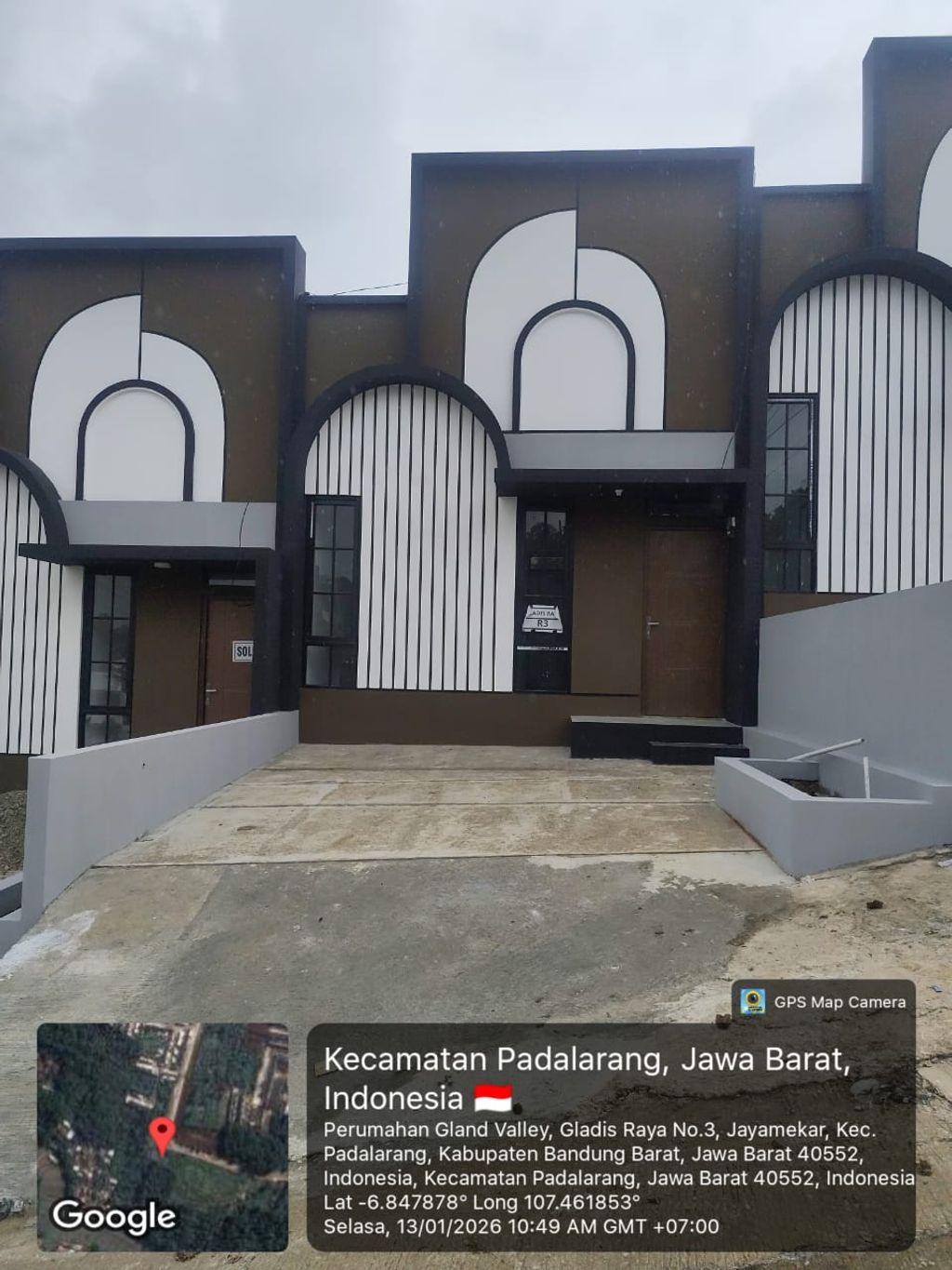 foto tampak rumah tipe 36 1 Lantai Landed (468) perumahan G-Land Padalarang Valley