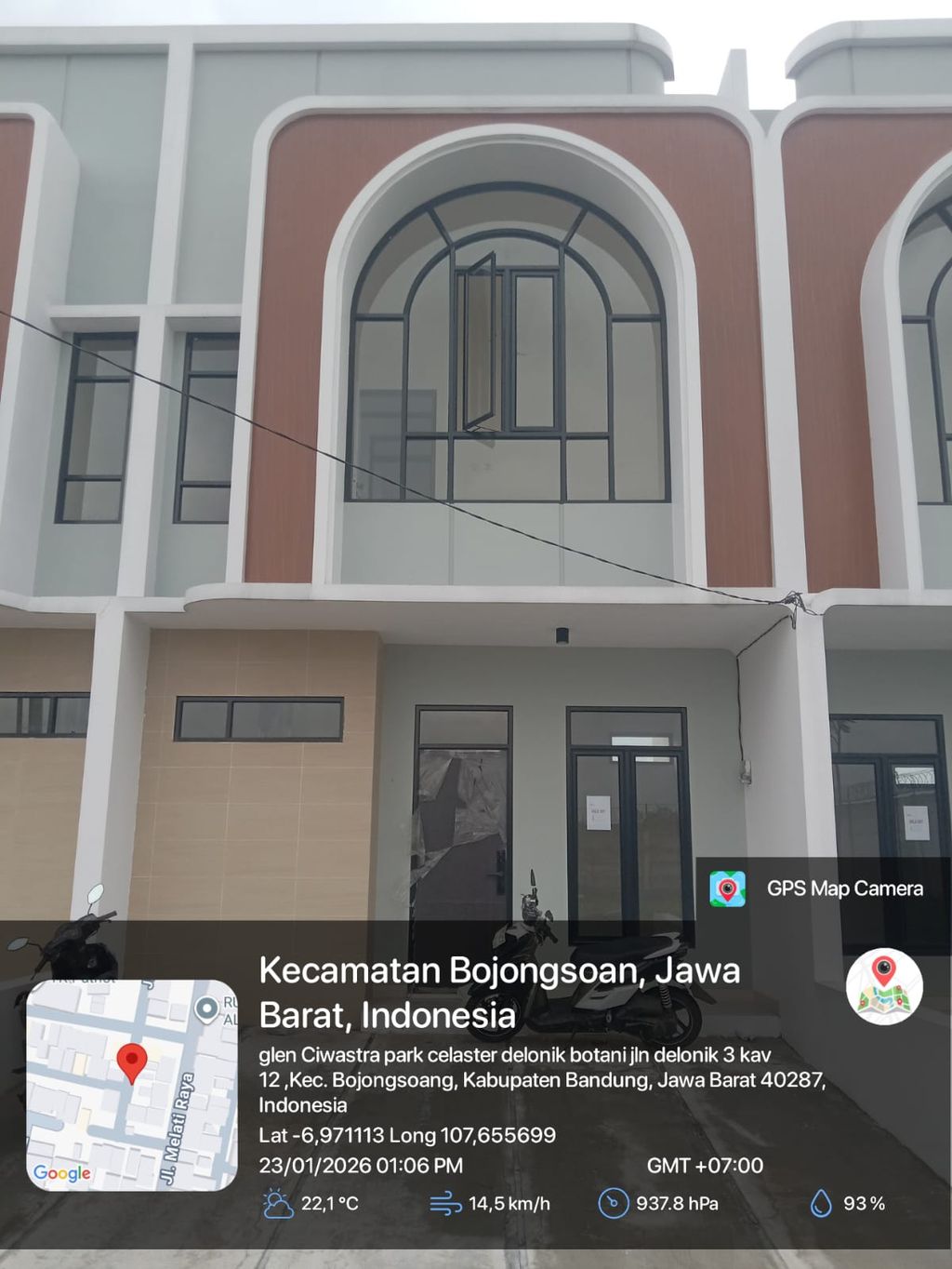 foto tampak rumah tipe 51 Compact 3 Kamar HC (519) perumahan G-Land Ciwastra Park 2