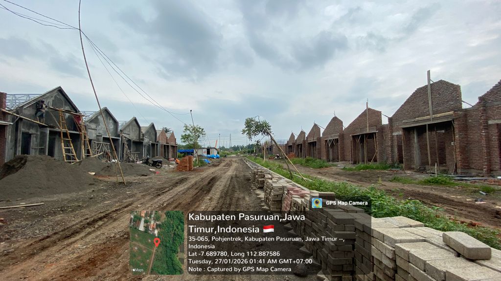 foto gerbang perumahan GAMA RESIDENCE WARUNGDOWO
