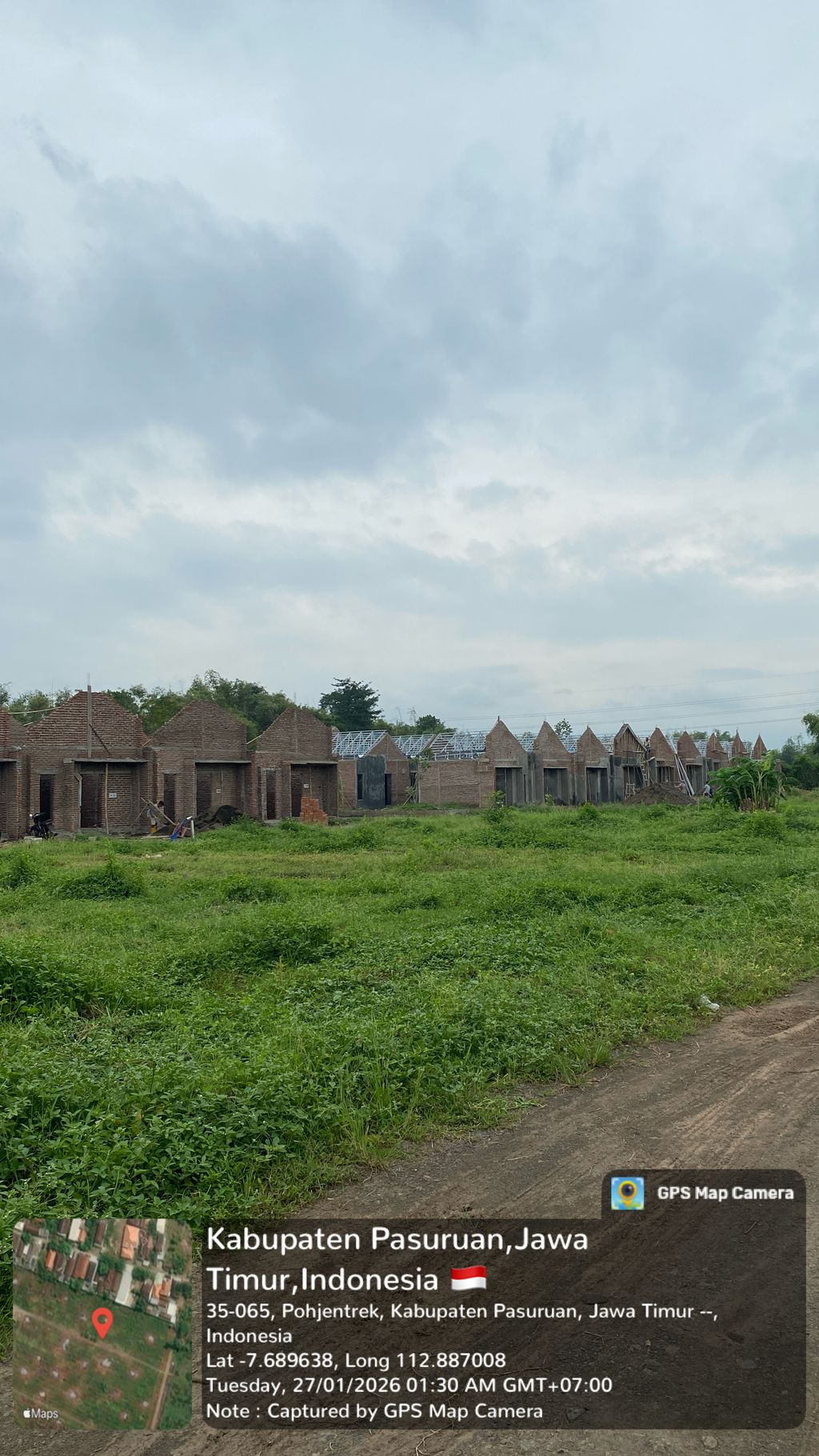 foto posisi tengah perumahan GAMA RESIDENCE WARUNGDOWO