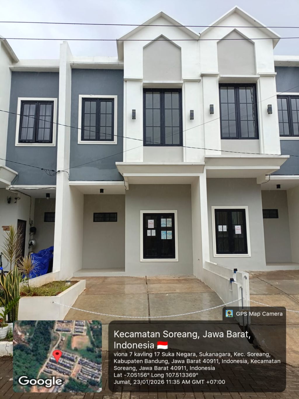 foto tampak rumah tipe 38 Compact (3 kamar) (278) perumahan Bukit Sukanagara Resort