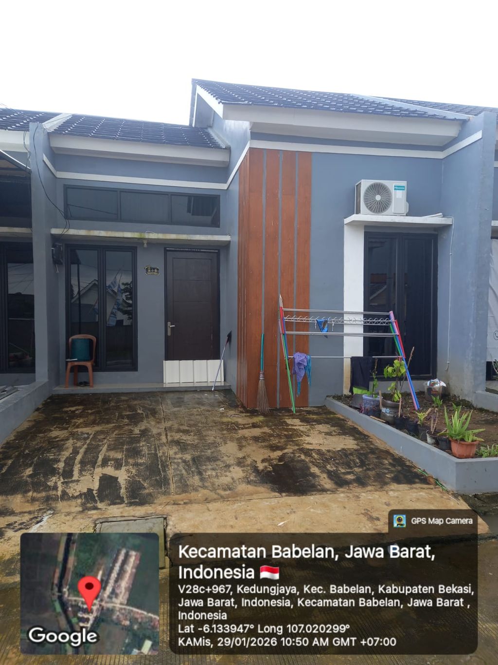 foto tampak rumah tipe 36/64 perumahan RUBY PREMIERE 2