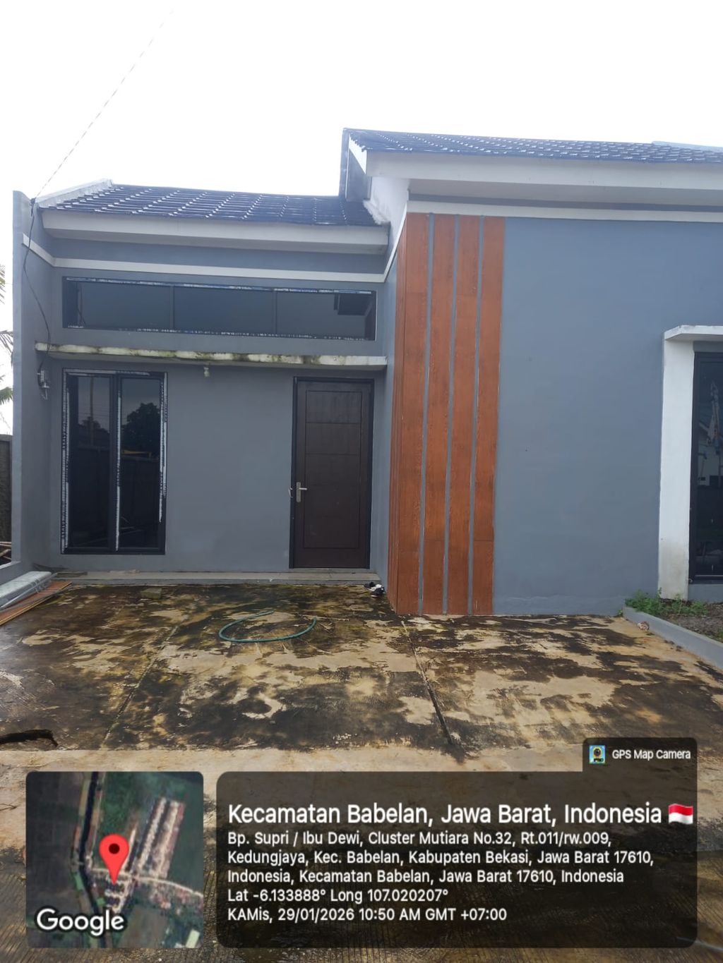 foto tampak rumah tipe 40/95 perumahan RUBY PREMIERE 2