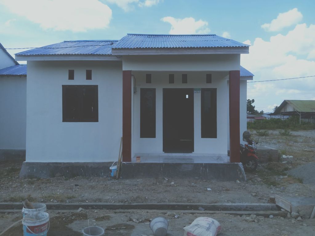 foto tampak rumah tipe subsidi perumahan Perum. Lupoyo Alam Permai