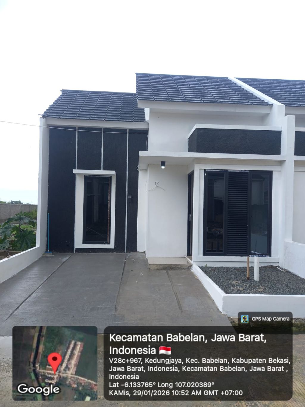 foto tampak rumah tipe 40/89 perumahan RUBY PREMIERE 2