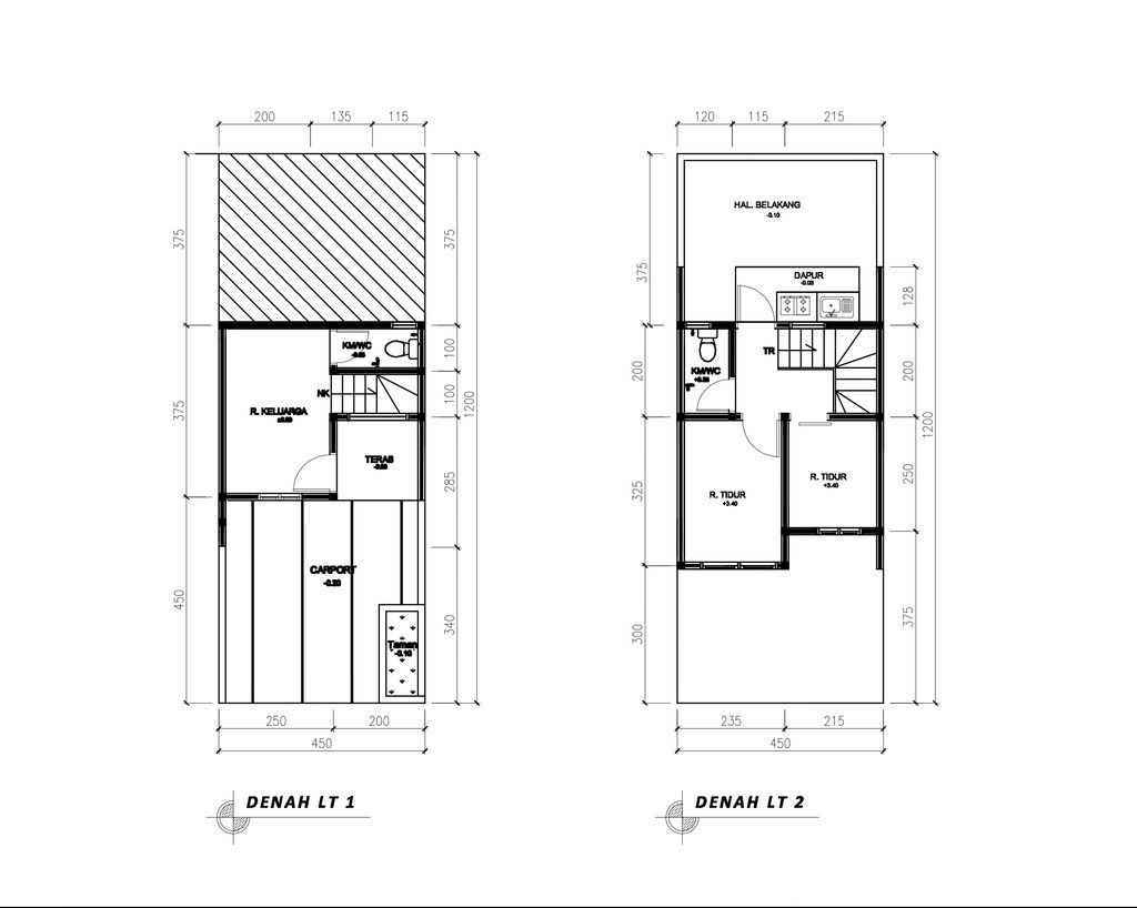 foto denah rumah tipe 38 Compact (3 kamar) (278) perumahan Bukit Sukanagara Resort