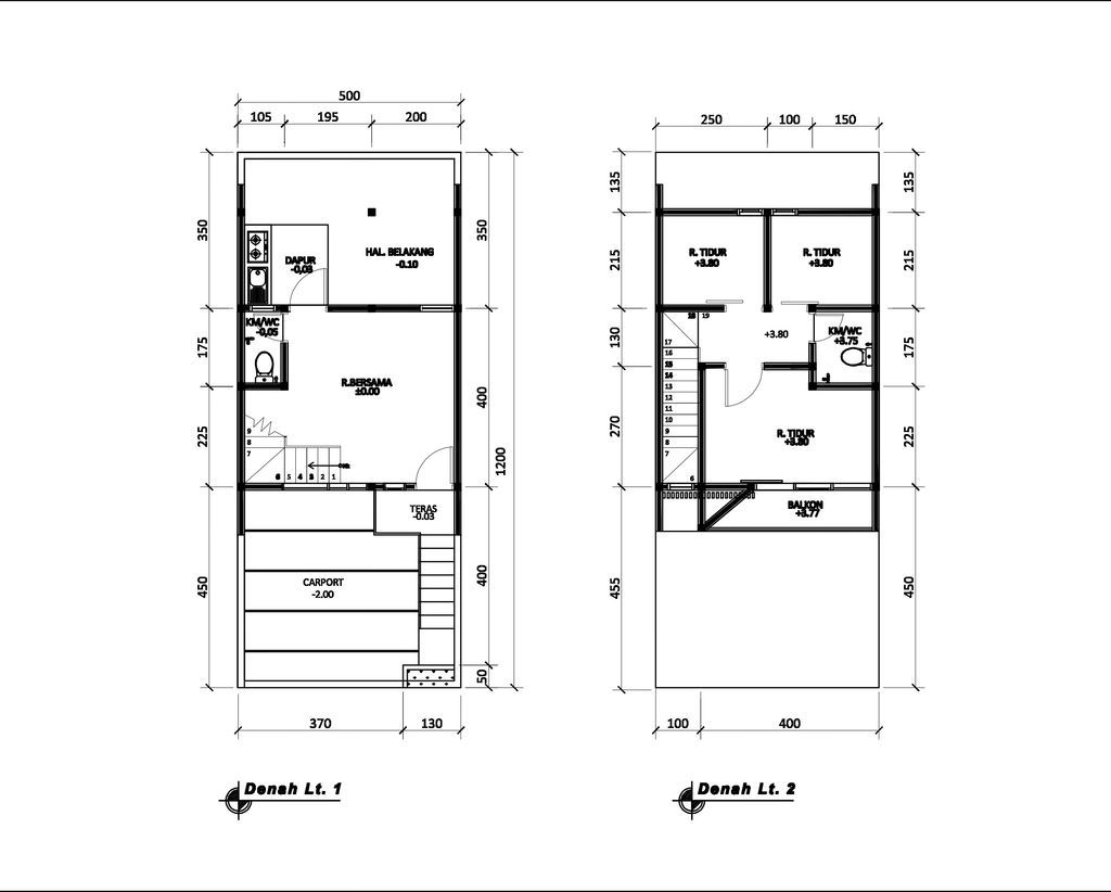 foto denah rumah tipe 50 Compact (3 kamar) (412) perumahan Bukit Sukanagara Resort