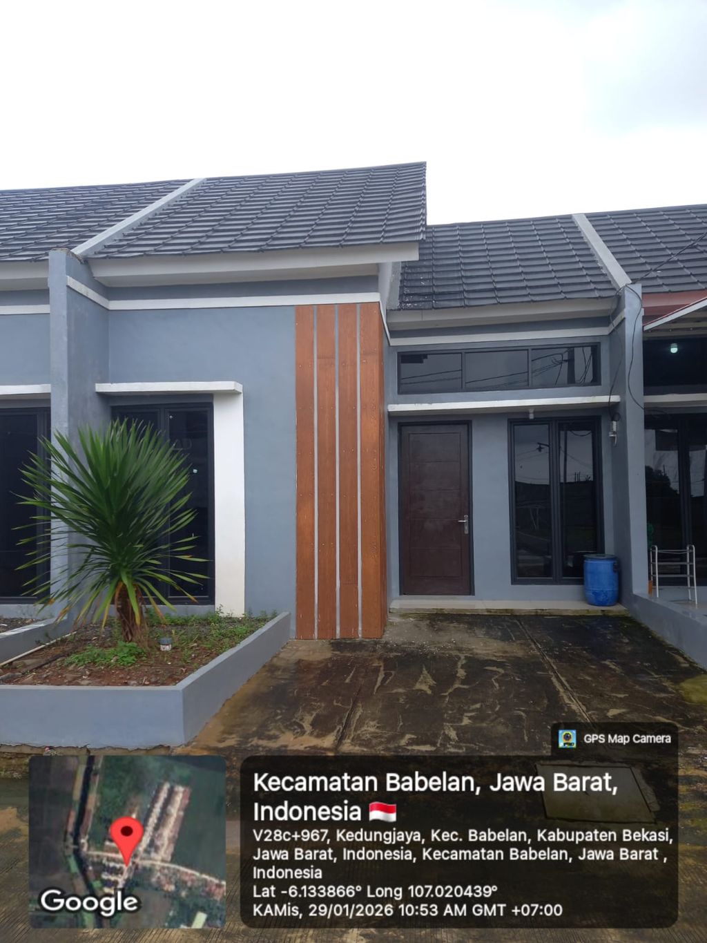 foto tampak rumah tipe 36/71 perumahan RUBY PREMIERE 2