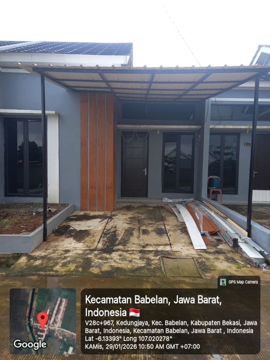 foto tampak rumah tipe 36/62 perumahan RUBY PREMIERE 2