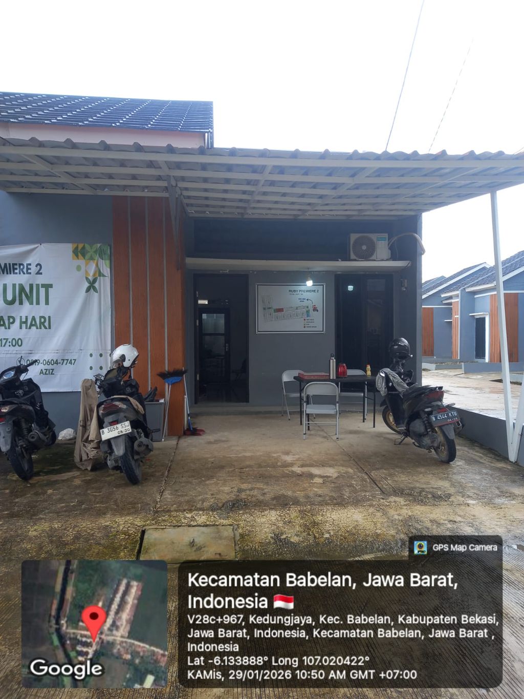 foto tampak rumah tipe 40/90 perumahan RUBY PREMIERE 2