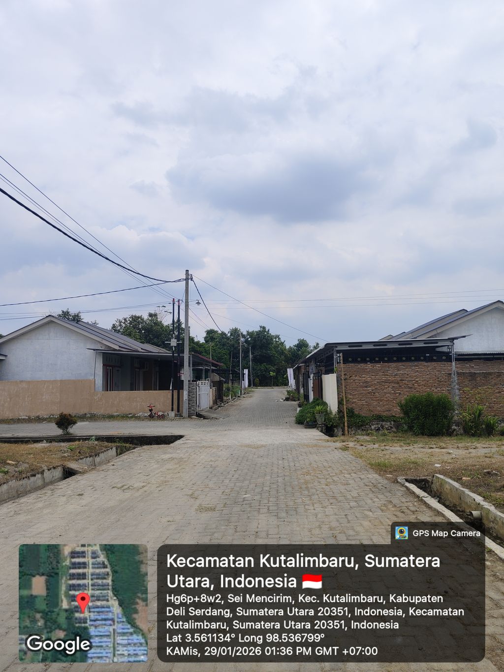 foto posisi tengah perumahan ROMEBY LESTARI I TAHAP V PENGEMBANGAN