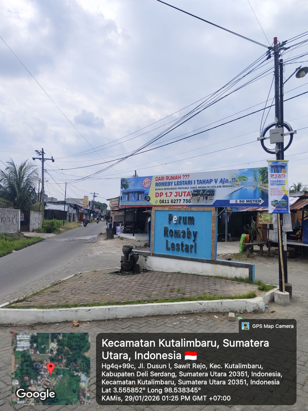 foto gerbang perumahan ROMEBY LESTARI I TAHAP V PENGEMBANGAN