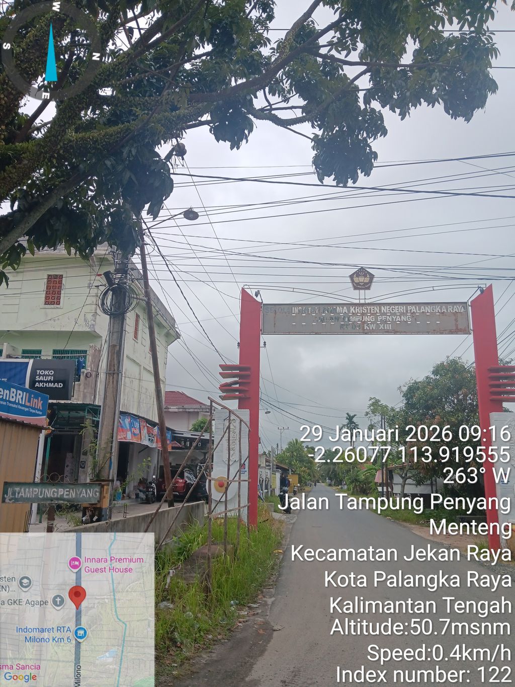 foto gerbang perumahan MUTIARA REGENCY 6