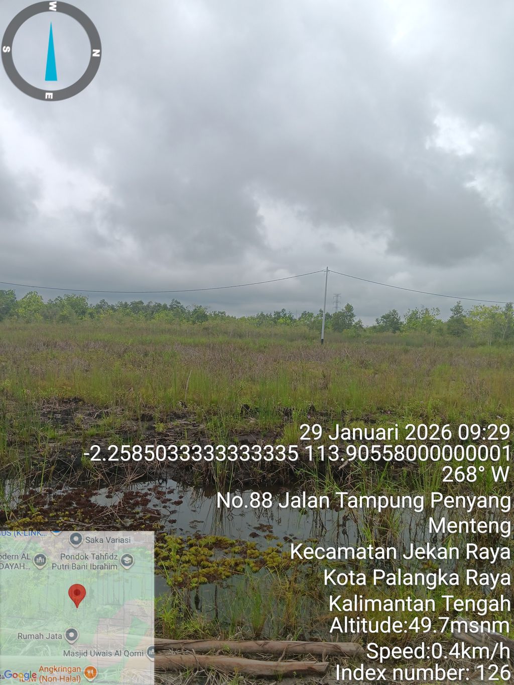 foto posisi tengah perumahan MUTIARA REGENCY 6
