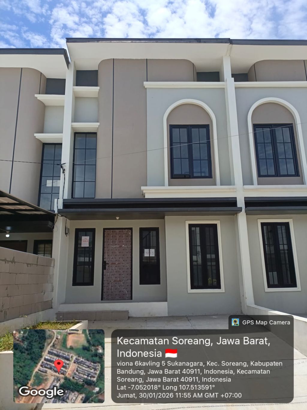 foto tampak rumah tipe 36 Mezanin (2 kamar) (281) perumahan Bukit Sukanagara Resort