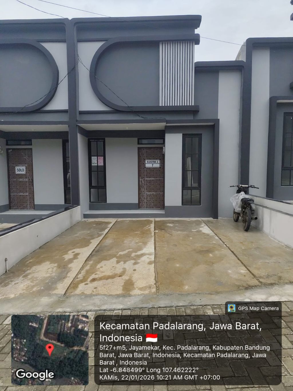 foto tampak rumah tipe 30 1 Lantai Landed (331) perumahan G-Land Padalarang Valley