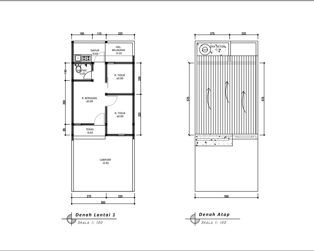 foto denah rumah tipe 30 1 Lantai Landed (315) perumahan G-Land Padalarang Valley