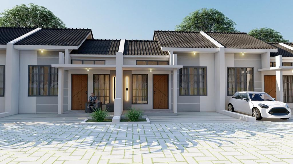 foto tampak rumah tipe A perumahan GRIYA BANTERAN SUMBANG