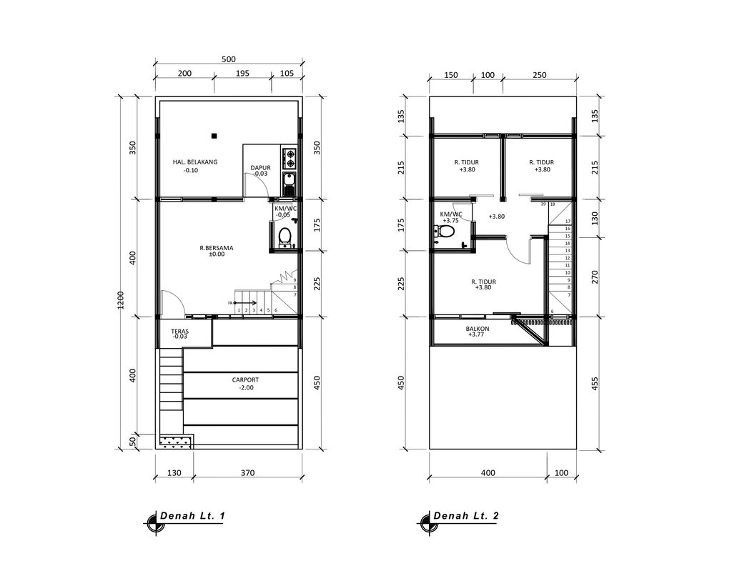 foto denah rumah tipe 50 Compact (3 kamar) (423) perumahan Bukit Sukanagara Resort