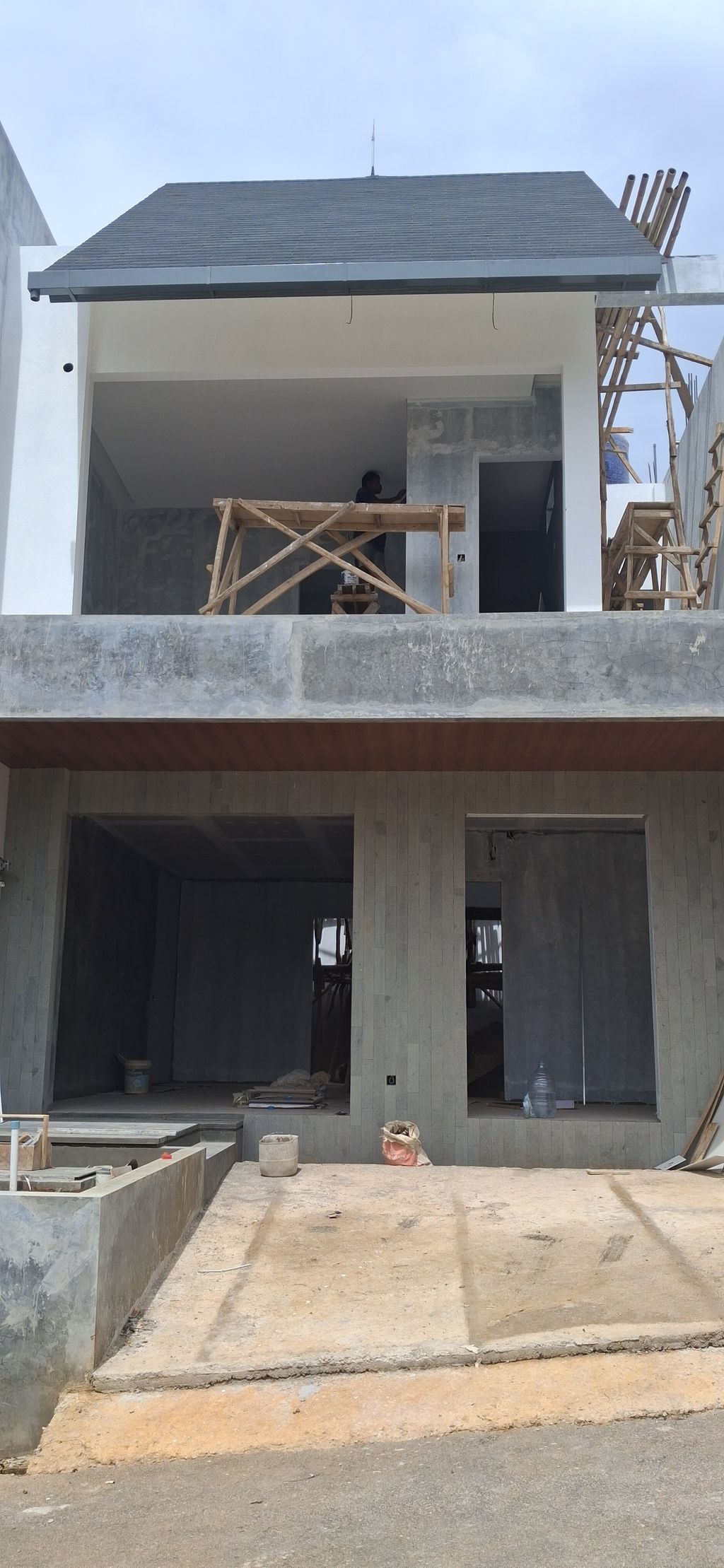 foto tampak rumah tipe D/MARIGOLD perumahan Smart Valley Modern Residence