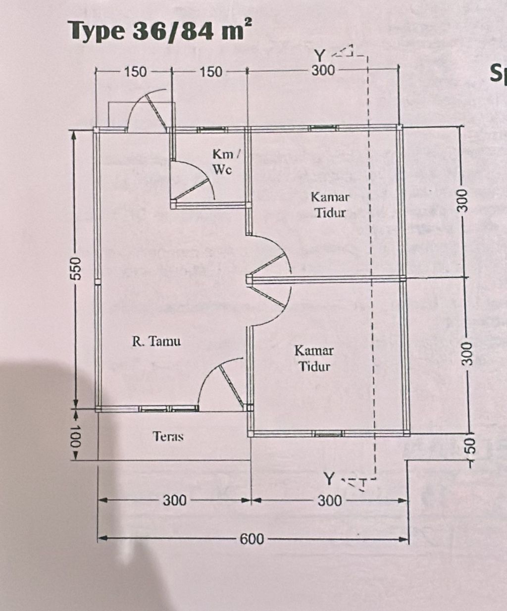 foto denah rumah tipe Rumah Komersil perumahan RAWANG SARI RESIDENCE