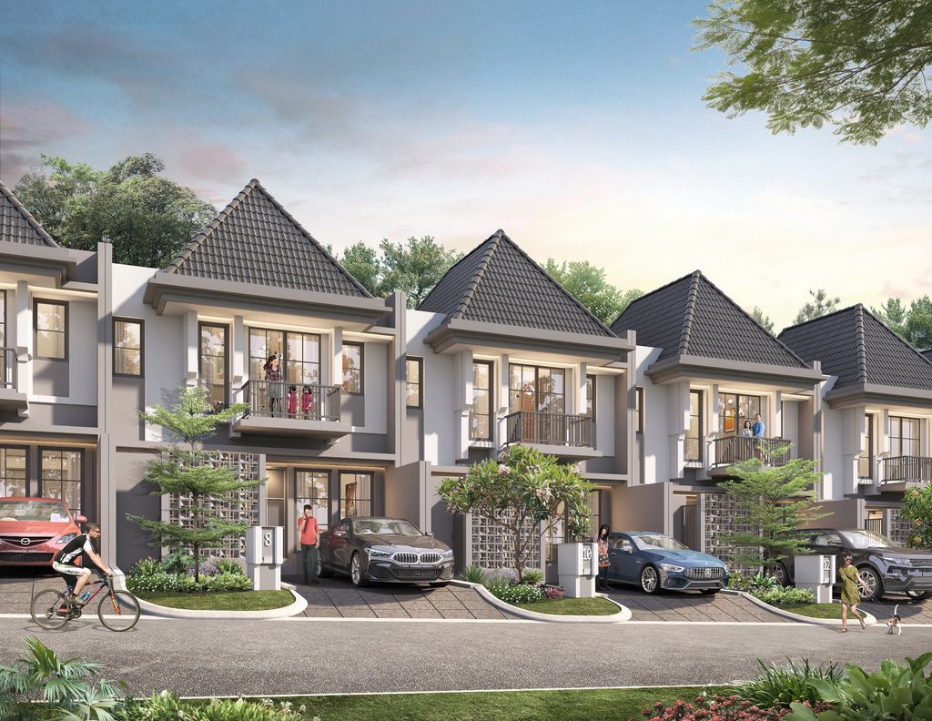 foto tampak rumah tipe A PREMIUM perumahan The Alderwood Residence