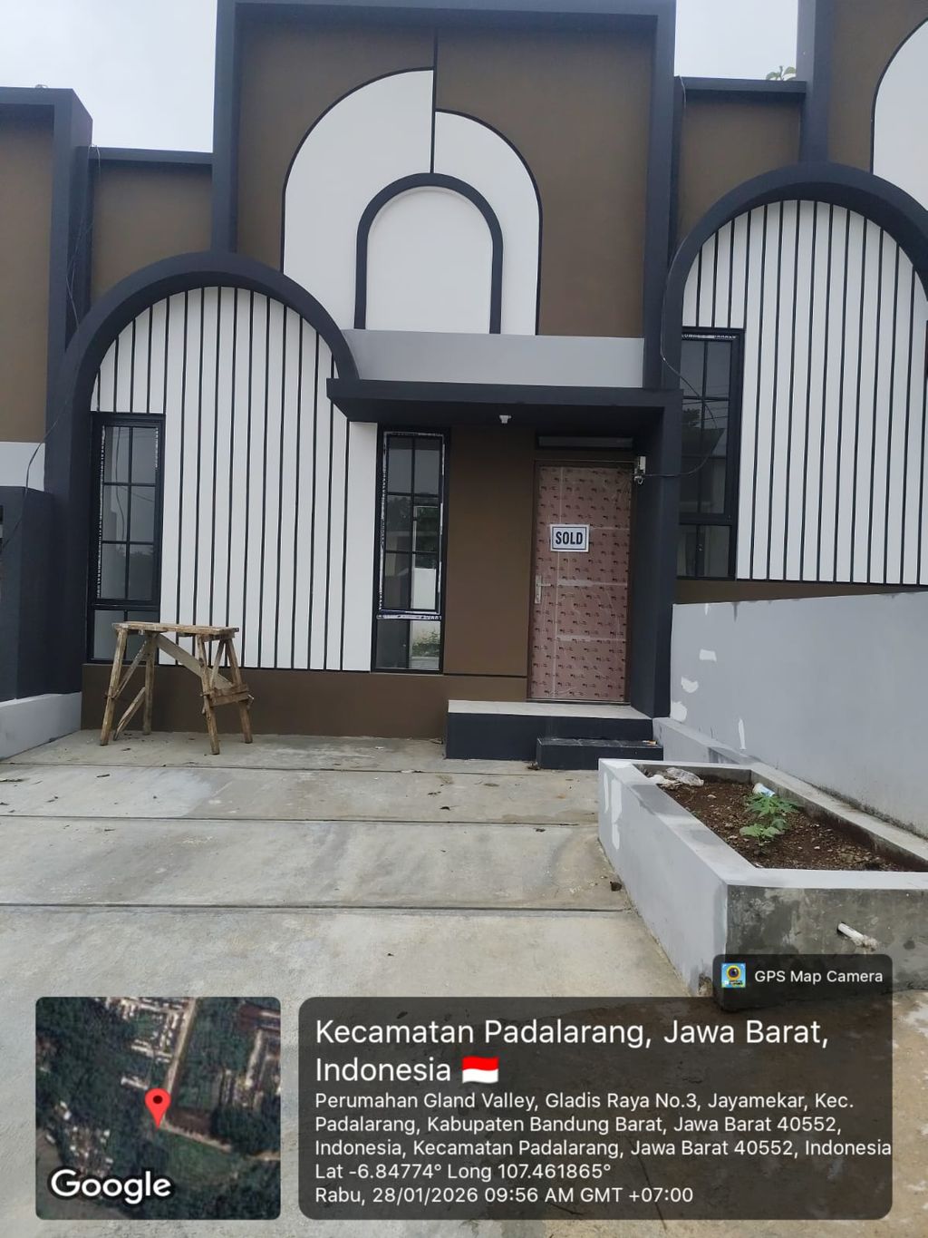 foto tampak rumah tipe 36 1 Lantai Landed (459) perumahan G-Land Padalarang Valley