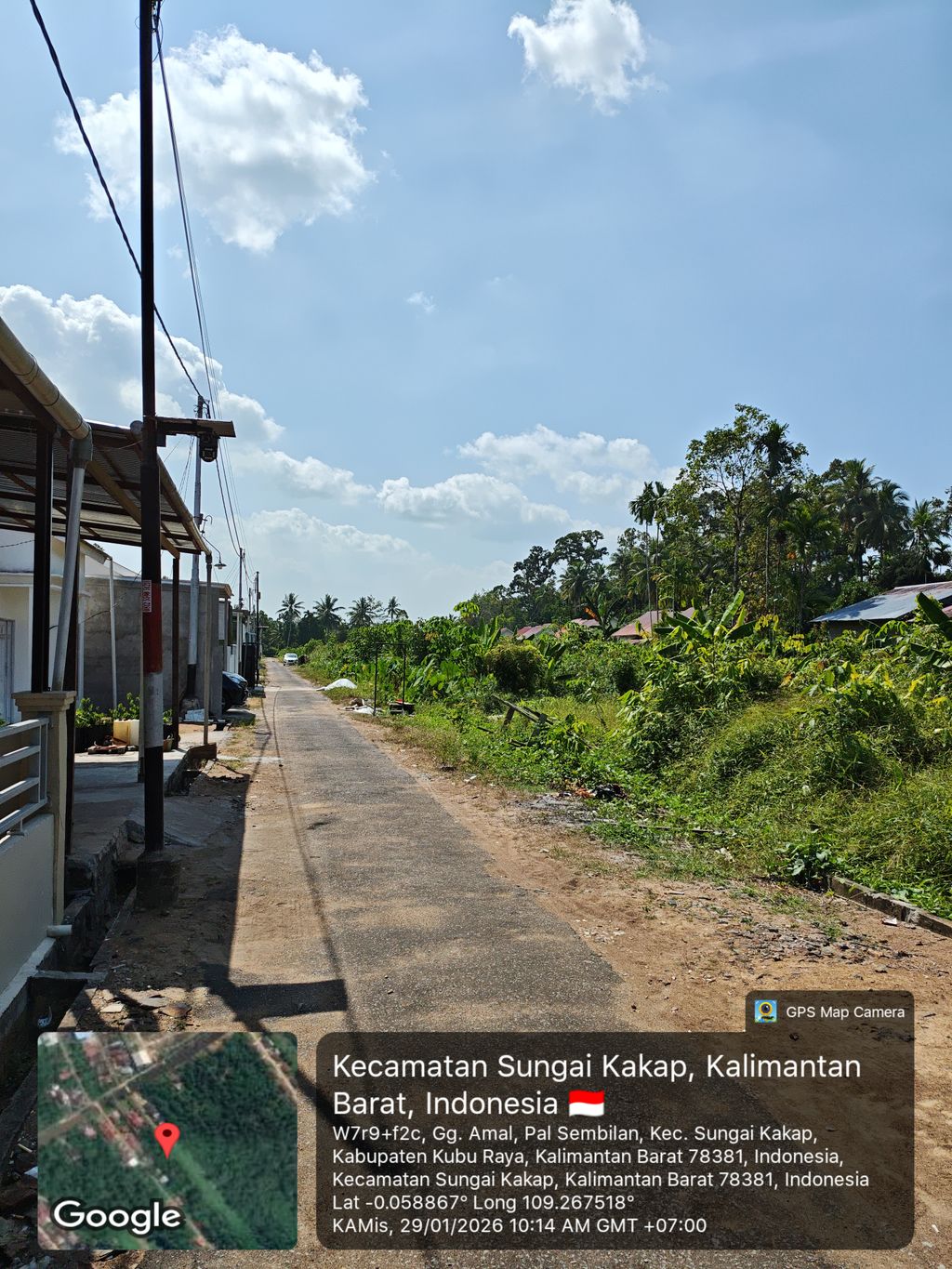 foto posisi tengah perumahan JIHAN RESIDANCE