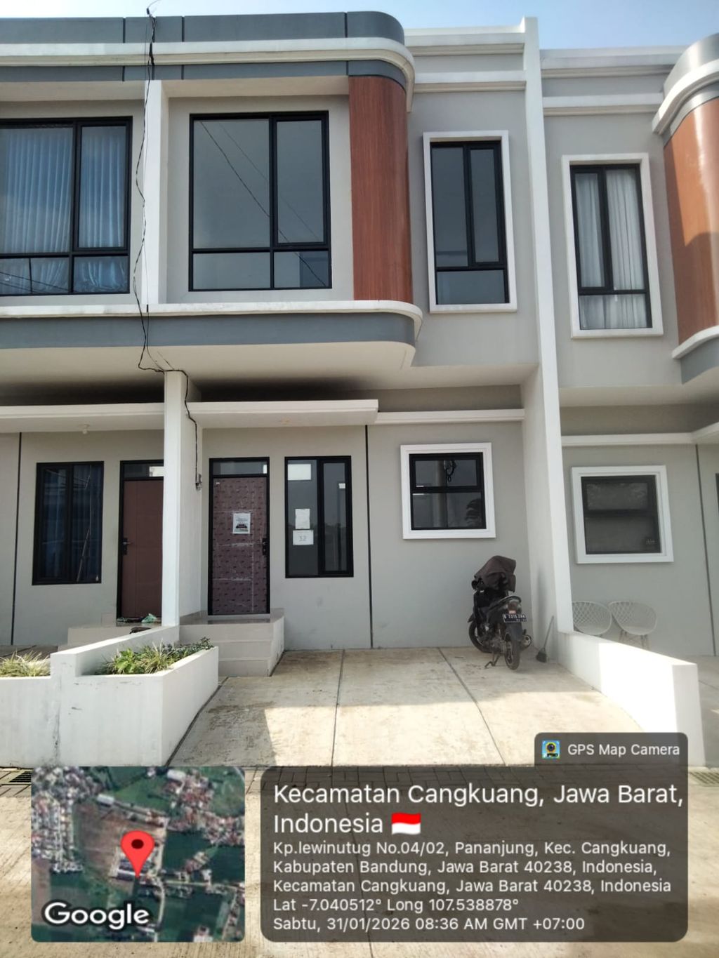 foto tampak rumah tipe 38 Compact (2 kamar) (386) perumahan G-Land Aleena Residence