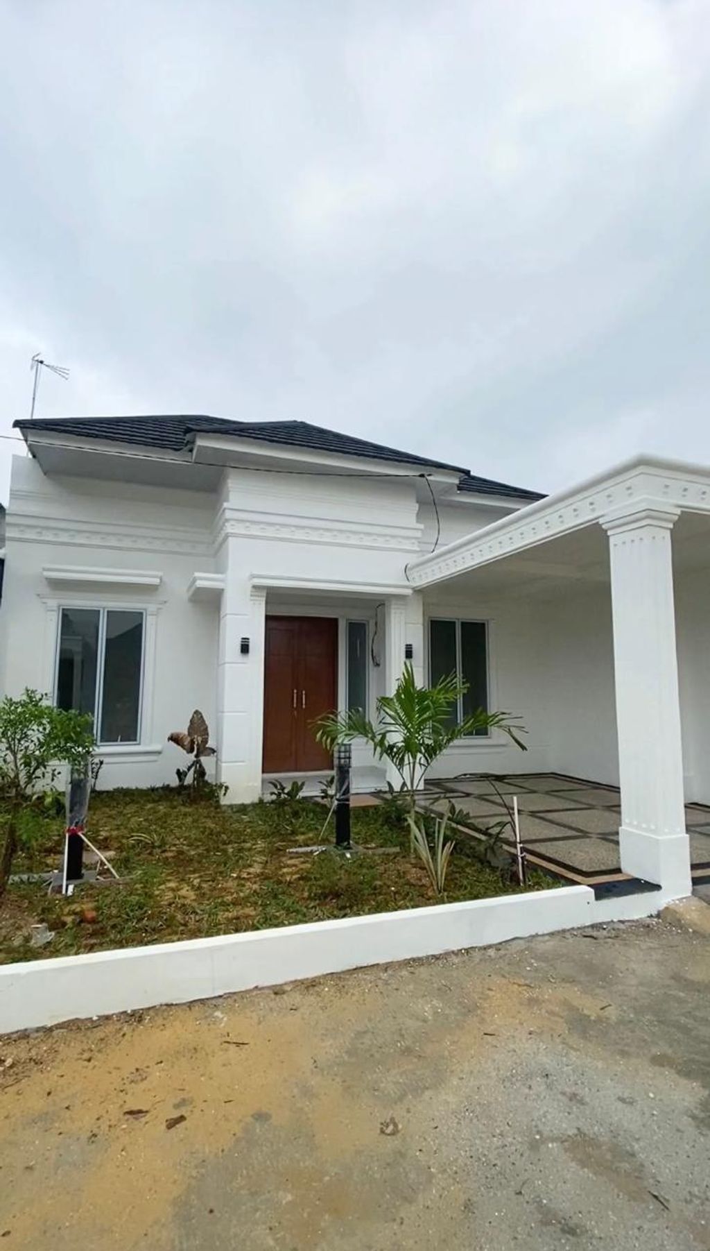 foto tampak rumah tipe APR 60 perumahan PERUMAHAN ANNASYA PERMATA RESIDENCE