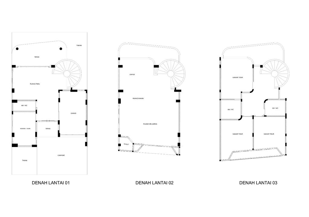 foto denah rumah tipe Club Residence perumahan Insignia Residence