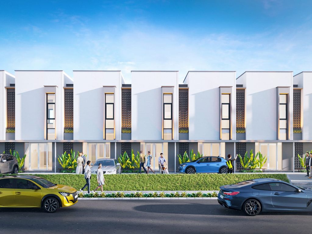 foto tampak rumah tipe RUKO perumahan Prime Panorama Village