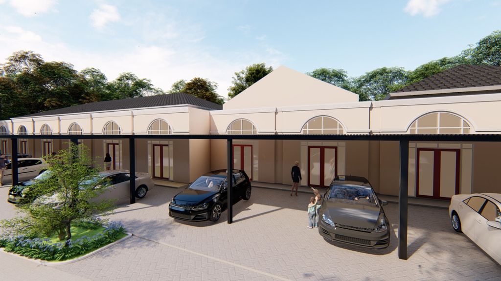 foto tampak rumah tipe RUKO perumahan BUMI FINDARI MAS 2 TAHAP 2