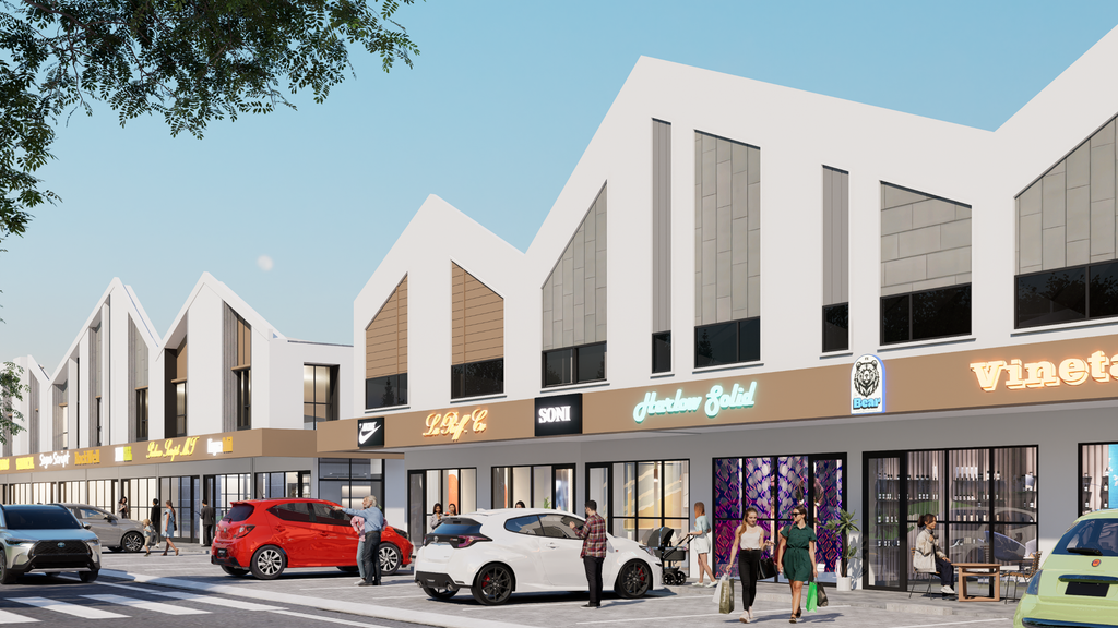 foto tampak rumah tipe Ruko T 43/66 perumahan KARAWANG GREEN VILLAGE 3