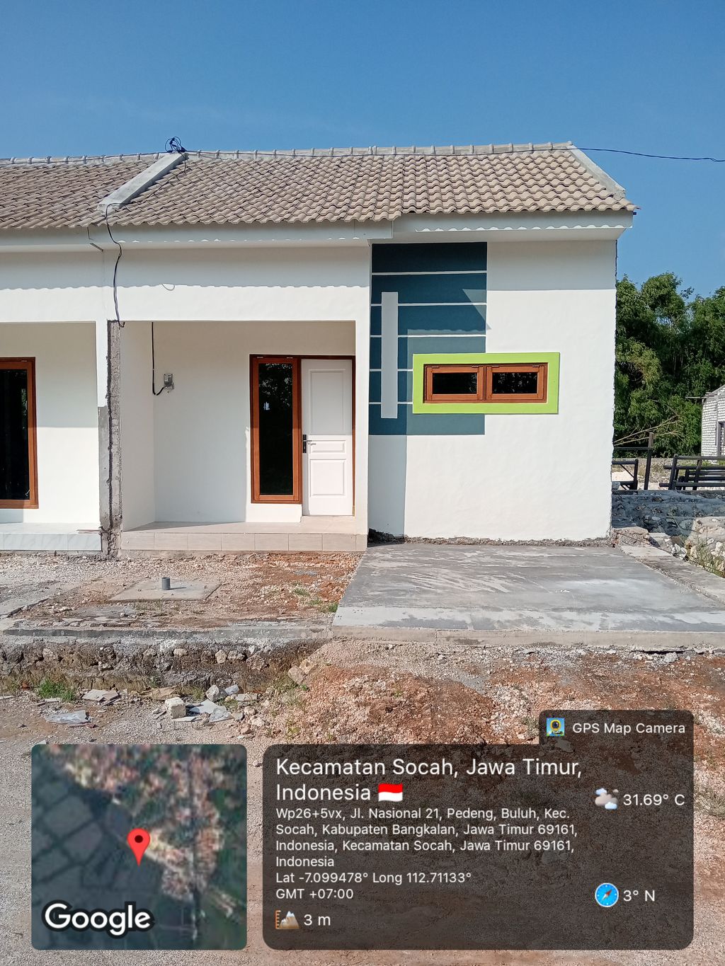 foto contoh rumah perumahan perumahan suryaland Blok C tahap 2
