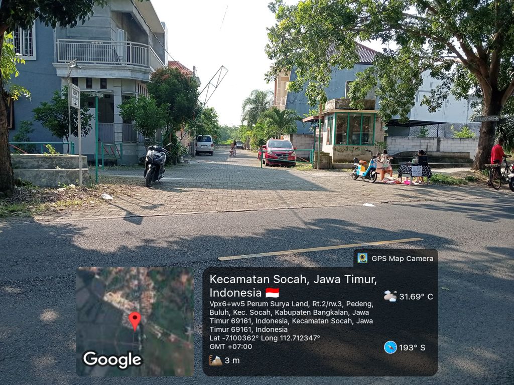 foto gerbang perumahan perumahan suryaland Blok C tahap 2